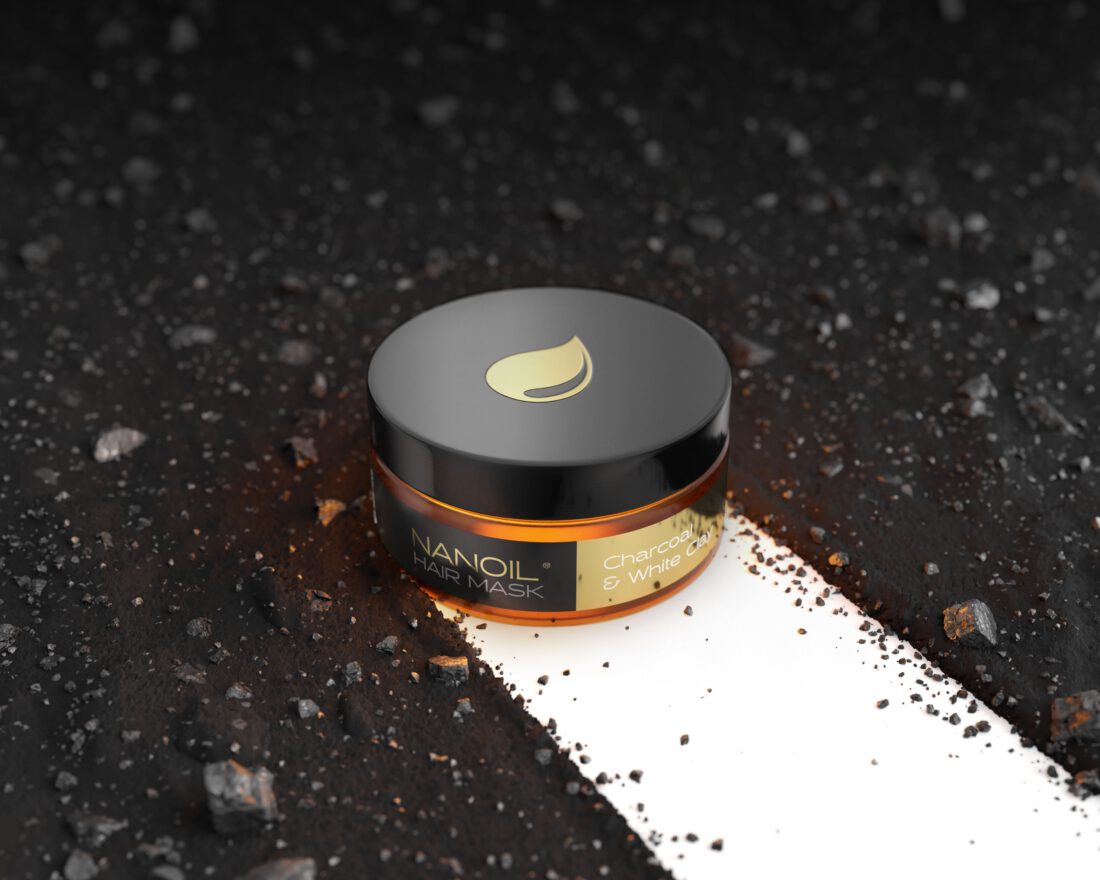 Nanoil Aktivkohle Haarmaske